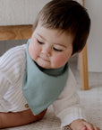 Premium Triple Layer Bandana Bibs 2 Pack | Botanical & Lagoon