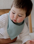 Premium Triple Layer Bandana Bibs 2 Pack | Botanical & Lagoon