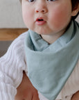 Premium Triple Layer Bandana Bibs 2 Pack | Botanical & Lagoon