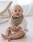 Premium Triple Layer Bandana Bibs 2 Pack | Oakwood Farm & Latte