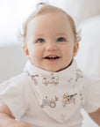 Premium Triple Layer Bandana Bibs 2 Pack | Oakwood Farm & Latte