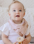 Premium Triple Layer Bandana Bibs 2 Pack | Queen of the Jungle & Chestnut
