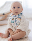 Premium Bandana Bibs 2 Pack | Wild Dinosaurs & Storm