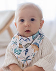 Premium Bandana Bibs 2 Pack | Wild Dinosaurs & Storm
