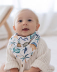 Premium Bandana Bibs 2 Pack | Wild Dinosaurs & Storm