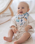 Premium Bandana Bibs 2 Pack | Wild Dinosaurs & Storm