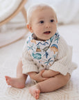 Premium Bandana Bibs 2 Pack | Wild Dinosaurs & Storm