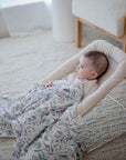 Bamboo Cotton Muslin Swaddle | Botanical