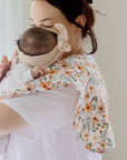 Premium Triple Layer Burp Cloth 2 Pack | Bloom & Nude