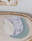 Premium Triple Layer Burp Cloth 2 Pack | Botanical & Lagoon
