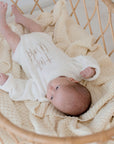 Knit Cotton Blanket | Cream
