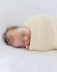 Knit Cotton Blanket | Cream