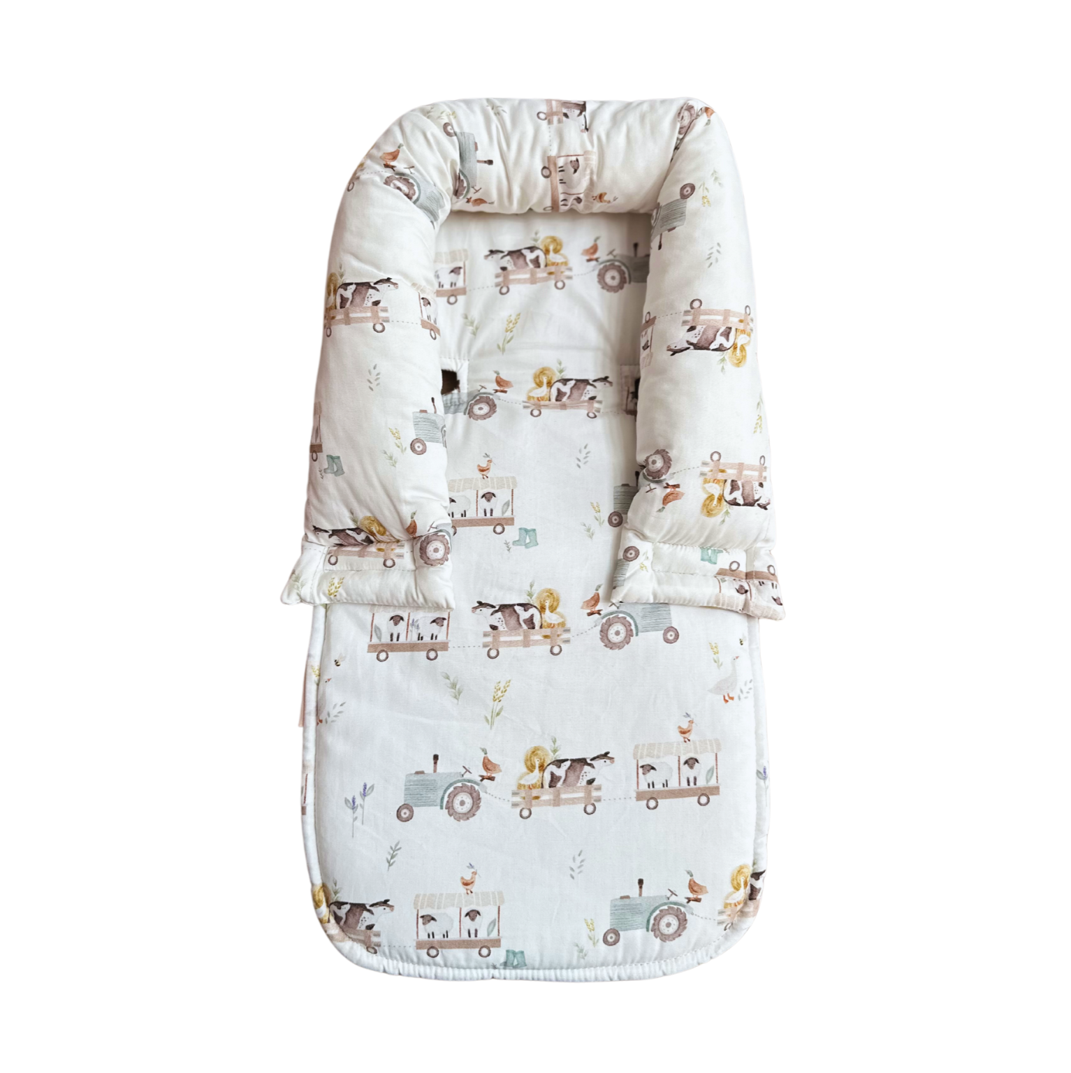 Bambella Designs Pram Infant Head Support Oakwood Farm