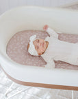 Small Oval/Moses Fitted Waterproof Sheet | Bee Kind