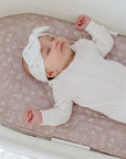 Small Oval/Moses Fitted Waterproof Sheet | Bee Kind