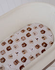 Small Oval/Moses Fitted Waterproof Sheet | Bear in There
