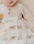 Bamboo Cotton Muslin Swaddle | Oakwood Farm