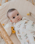 Bamboo Cotton Muslin Swaddle | Oakwood Farm