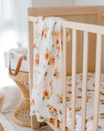 Bamboo Cotton Muslin Swaddle | Sunny Days