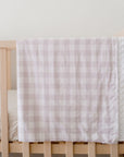 Snuggle Blanket | Blush Gingham