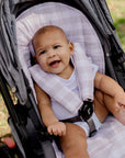 Harness Covers | Blush Gingham