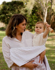 Snuggle Blanket | Blush Gingham