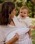 Snuggle Blanket | Blush Gingham
