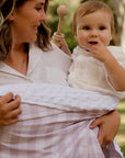 Snuggle Blanket | Blush Gingham