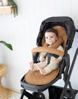 Universal Quilted Pram Liner | Chestnut