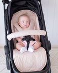 Universal Quilted Pram Liner | Lullaby Pink