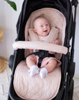Universal Quilted Pram Liner | Lullaby Pink