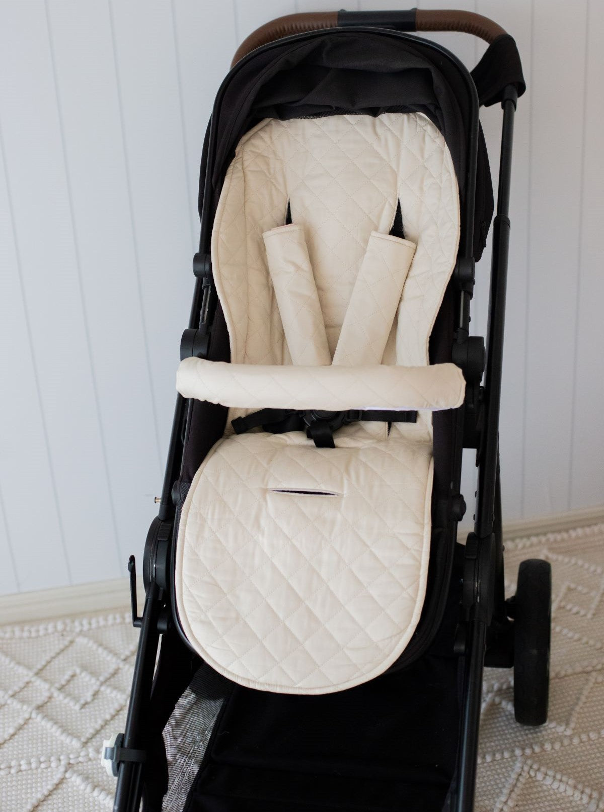 Universal Quilted Pram Liner Oat – Bambella Designs