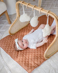 Quilted Snuggle Blanket | Chestnut