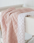 Quilted Snuggle Blanket | Lullaby Pink