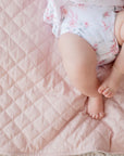 Quilted Snuggle Blanket | Lullaby Pink