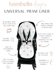 Universal Pram Liner | Sage Sunshine