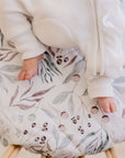 Waterproof Fitted Bassinet Sheet | Botanical