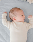 Waterproof Fitted Bassinet Sheet | Sky Blue