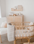 Waterproof Fitted Bassinet Sheet | Oat