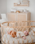 Waterproof Fitted Bassinet Sheet | Oat