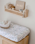 Waterproof Fitted Bassinet Sheet | Botanical