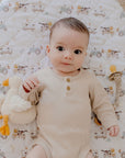 Waterproof Fitted Bassinet Sheet | Oakwood Farm