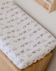 Waterproof Fitted Bassinet Sheet | Oakwood Farm