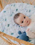Waterproof Fitted Bassinet Sheet | Turtle Bay