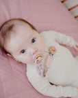 Waterproof Fitted Cot Sheet | Dusty Mauve