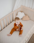 Waterproof Fitted Cot Sheet | Oat