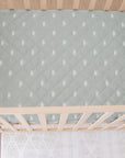 Waterproof Fitted Cot Sheet | Sage Sunshine