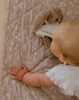 Waterproof Fitted Cot Sheet | Bee Kind
