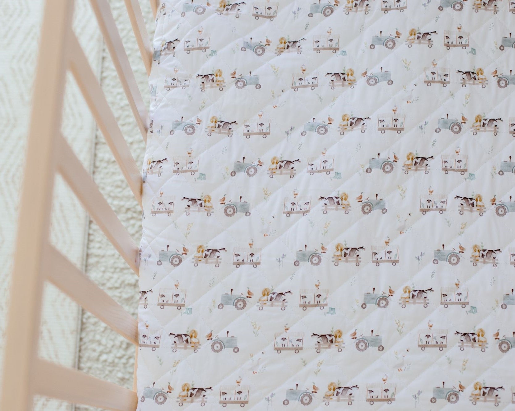 Waterproof Cot Sheet Oakwood Farm Bambella Designs