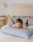 Waterproof Fitted Sheet | Sky Blue